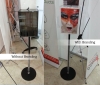 dubai sign display stand crowed control Q stands  Barrier and Queue Up Control System. Queue Up Stand - Crowd control barriers aka Q Stand are sold as portable folding free standing raffle box suggection box feedbak box acrylic products
